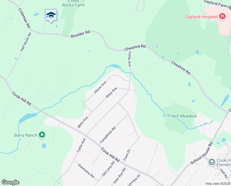 map of restaurants, bars, coffee shops, grocery stores, and more near 1477 Tuttle Avenue in Wallingford