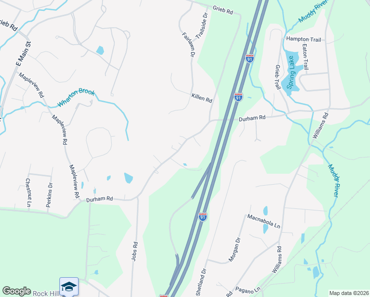 map of restaurants, bars, coffee shops, grocery stores, and more near 26 Orlando Road in Wallingford