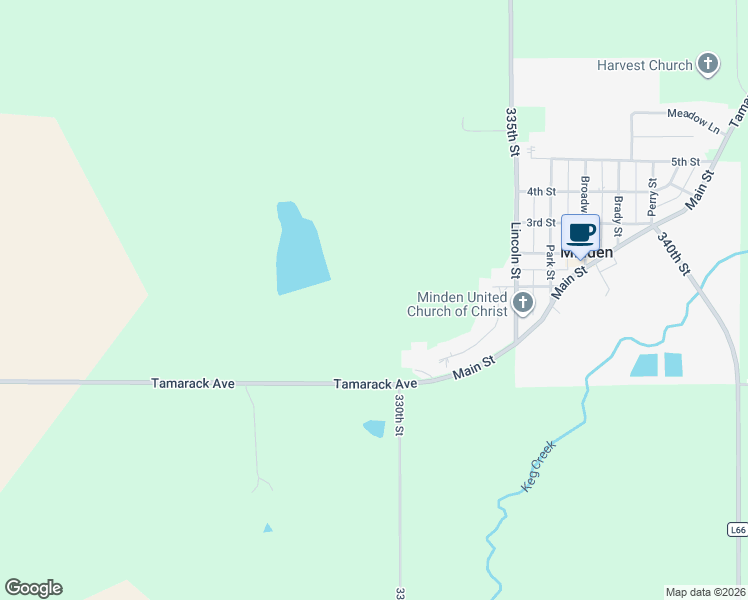 map of restaurants, bars, coffee shops, grocery stores, and more near in Minden