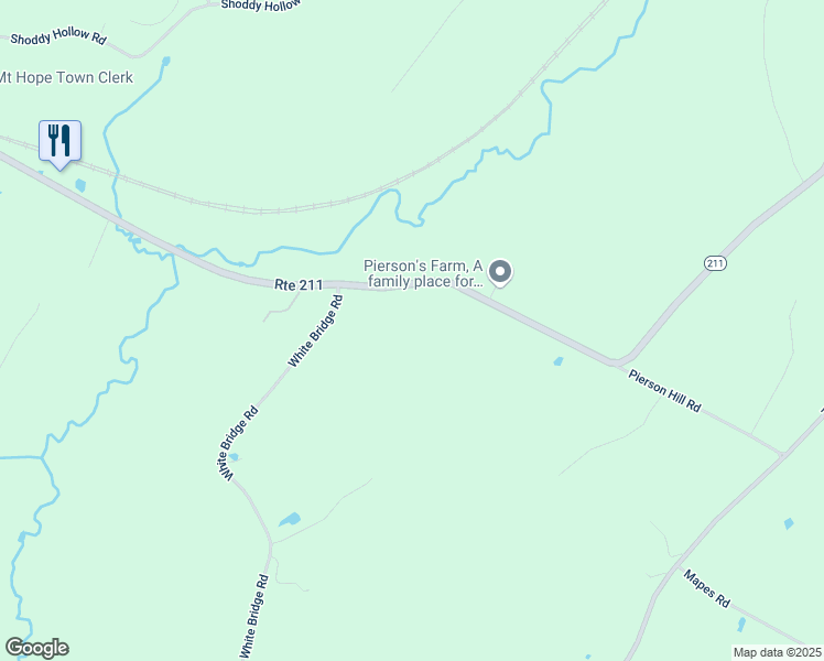 map of restaurants, bars, coffee shops, grocery stores, and more near 1485 New York 211 in Middletown