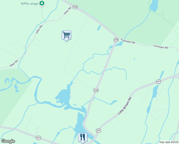 map of restaurants, bars, coffee shops, grocery stores, and more near 3591 New York 208 in Campbell Hall