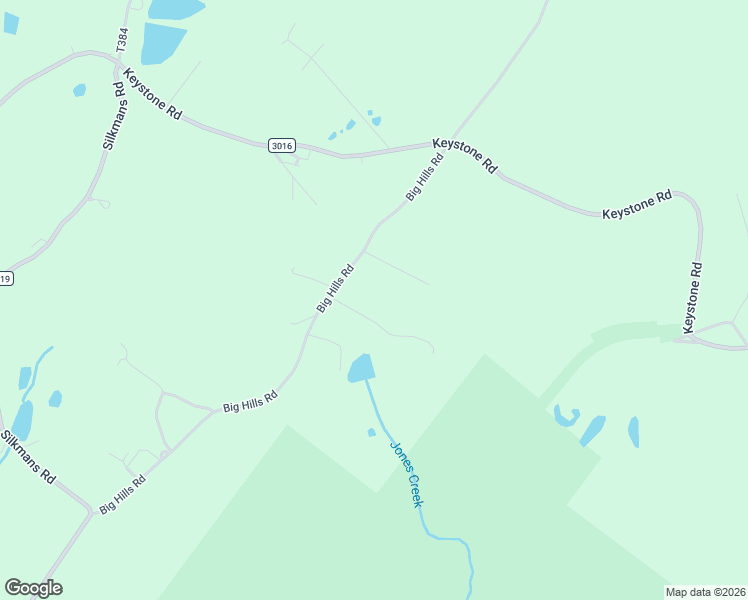 map of restaurants, bars, coffee shops, grocery stores, and more near 250 Big Hills Road in Wayne County