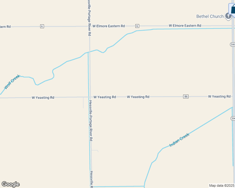 map of restaurants, bars, coffee shops, grocery stores, and more near 15811 West Yeasting Road in Elmore
