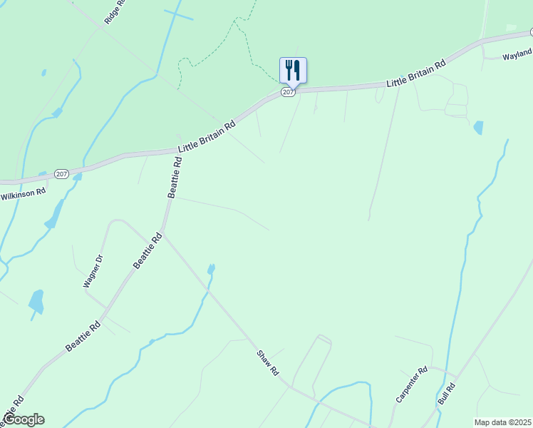 map of restaurants, bars, coffee shops, grocery stores, and more near 63 Liberty Drive in Rock Tavern