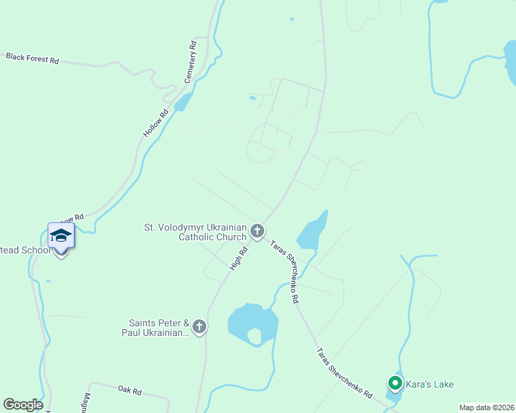 map of restaurants, bars, coffee shops, grocery stores, and more near 18 Kindrachuk Place in Glen Spey