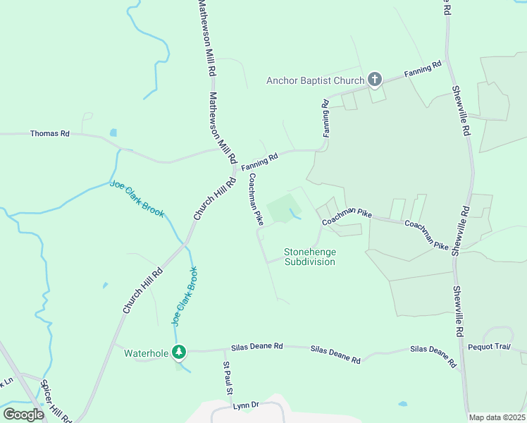 map of restaurants, bars, coffee shops, grocery stores, and more near 9 Coachman Pike in Ledyard