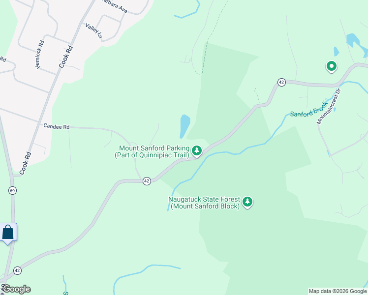 map of restaurants, bars, coffee shops, grocery stores, and more near 1200 Mountain Road in Prospect