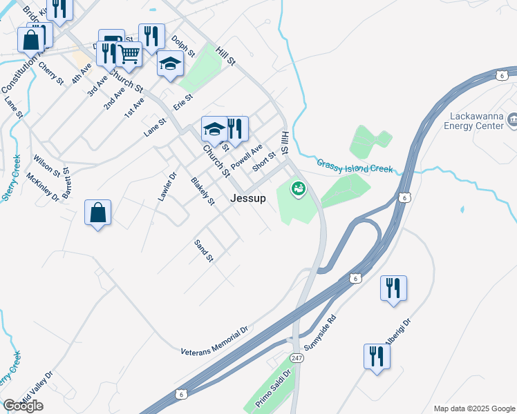 1111 Church Street, Jessup PA Walk Score