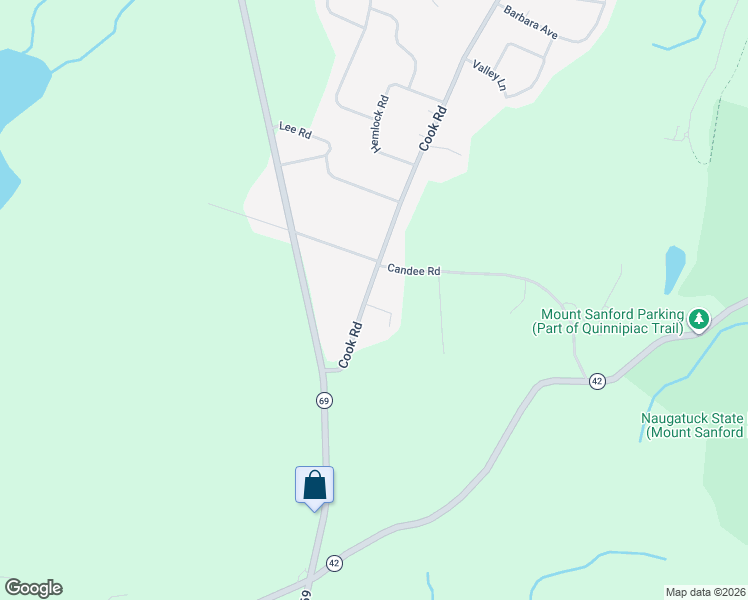 map of restaurants, bars, coffee shops, grocery stores, and more near 237 Cook Road in Prospect