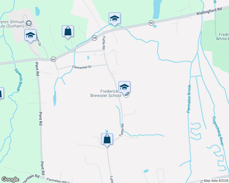 map of restaurants, bars, coffee shops, grocery stores, and more near 117 Tuttle Road in Durham