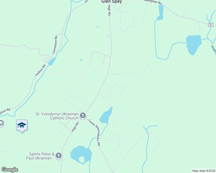 map of restaurants, bars, coffee shops, grocery stores, and more near 470 High Road in Glen Spey