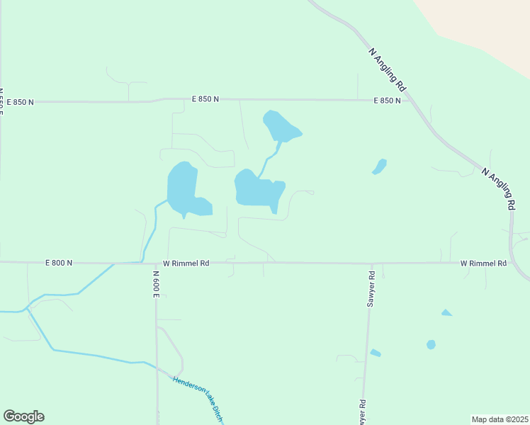 map of restaurants, bars, coffee shops, grocery stores, and more near 1517 Terrace Hills Road in Kendallville