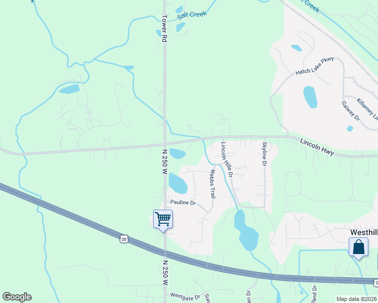 map of restaurants, bars, coffee shops, grocery stores, and more near 230-248 Lincoln Highway in Valparaiso