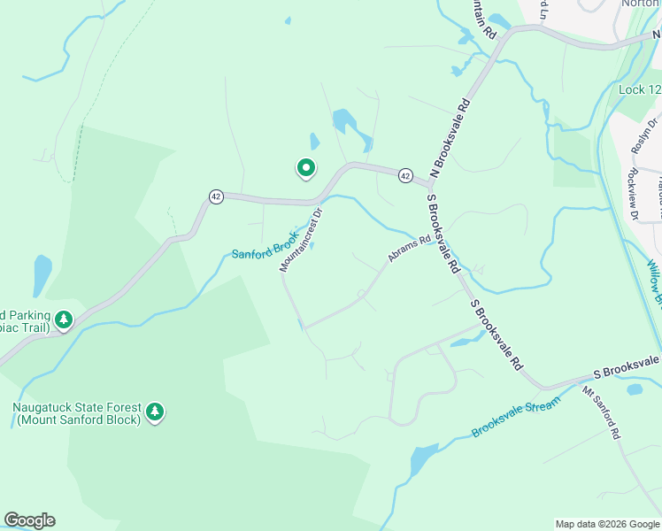 map of restaurants, bars, coffee shops, grocery stores, and more near 5 Mountaincrest Drive in Cheshire