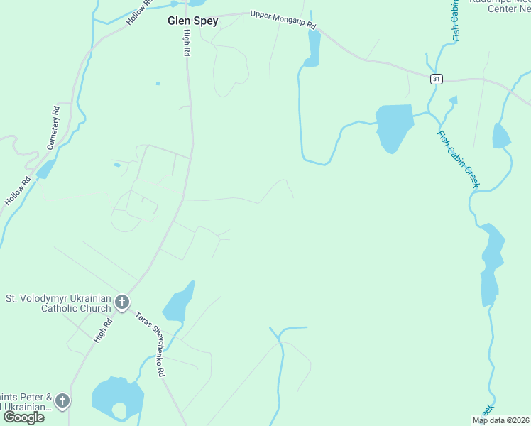 map of restaurants, bars, coffee shops, grocery stores, and more near 44 Gregory Road in Glen Spey