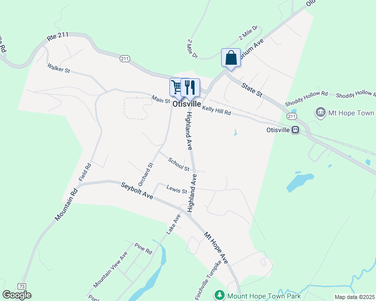 32 Highland Avenue, Otisville NY Walk Score