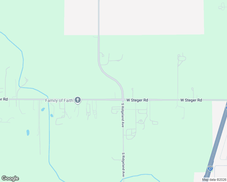 map of restaurants, bars, coffee shops, grocery stores, and more near 6310 West Steger Road in Monee