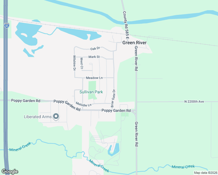 map of restaurants, bars, coffee shops, grocery stores, and more near 233 Melrose Drive in Colona