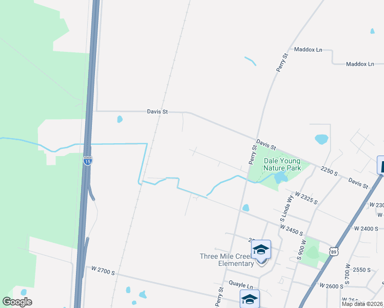 map of restaurants, bars, coffee shops, grocery stores, and more near 1298 West 2450 South in Perry