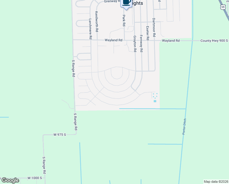 map of restaurants, bars, coffee shops, grocery stores, and more near in Kingsford Heights