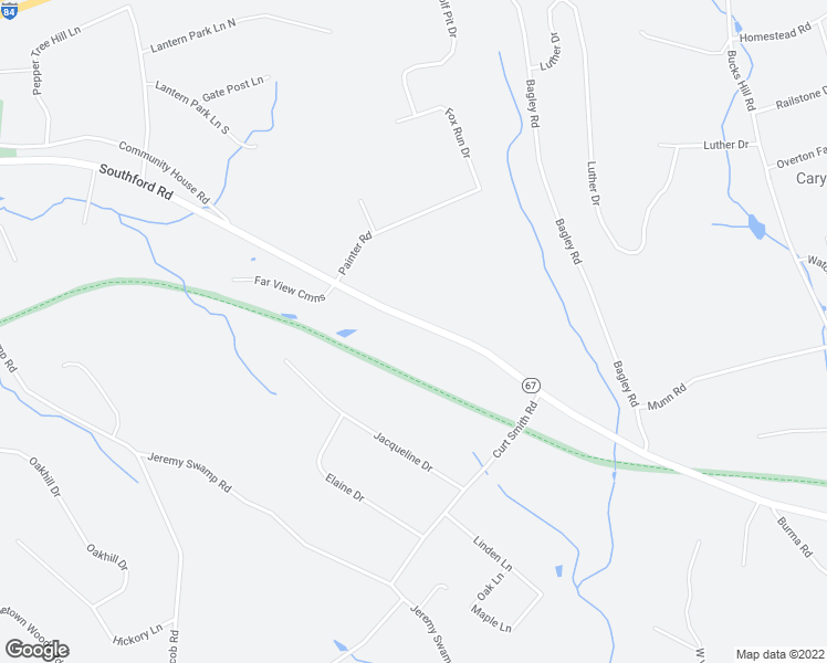 map of restaurants, bars, coffee shops, grocery stores, and more near 846 Southford Road in Southbury