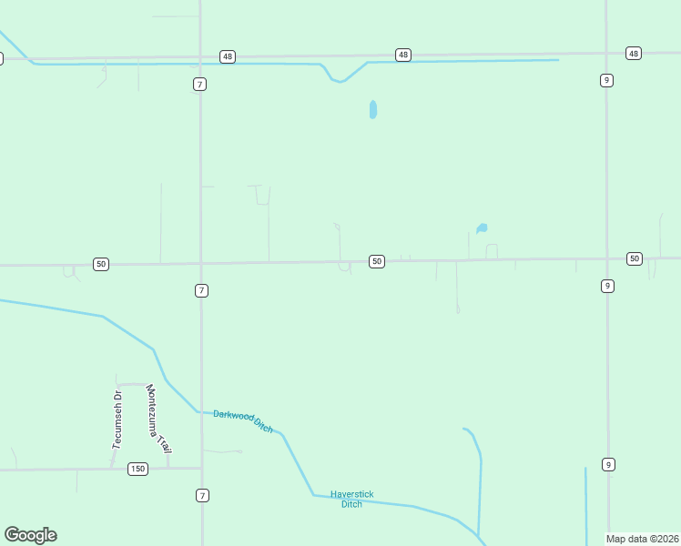 map of restaurants, bars, coffee shops, grocery stores, and more near 26640 County Road 50 in Nappanee