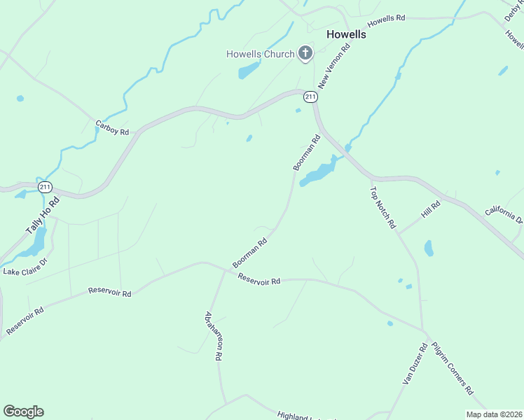 map of restaurants, bars, coffee shops, grocery stores, and more near 57 Boorman Road in Middletown