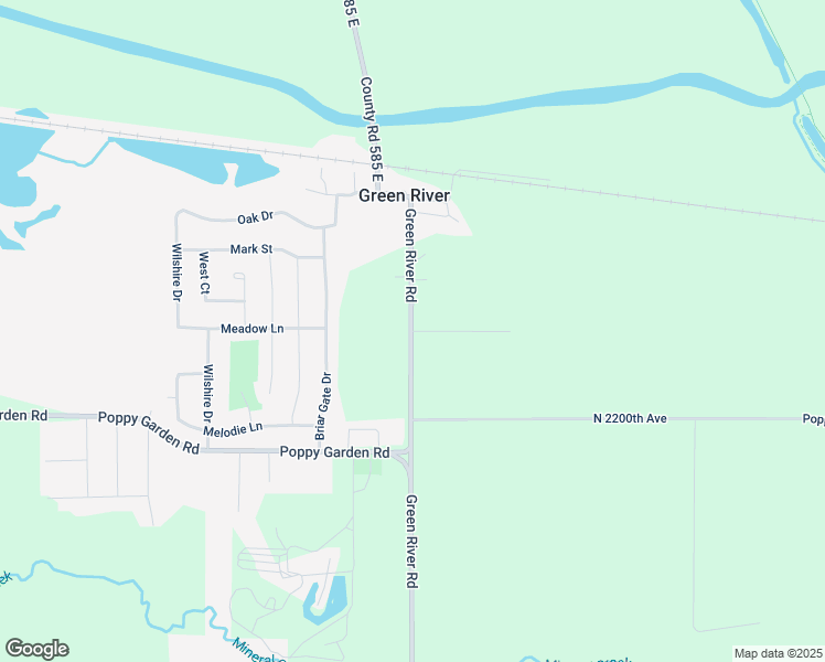 map of restaurants, bars, coffee shops, grocery stores, and more near 6000 North 2225 Avenue in Geneseo