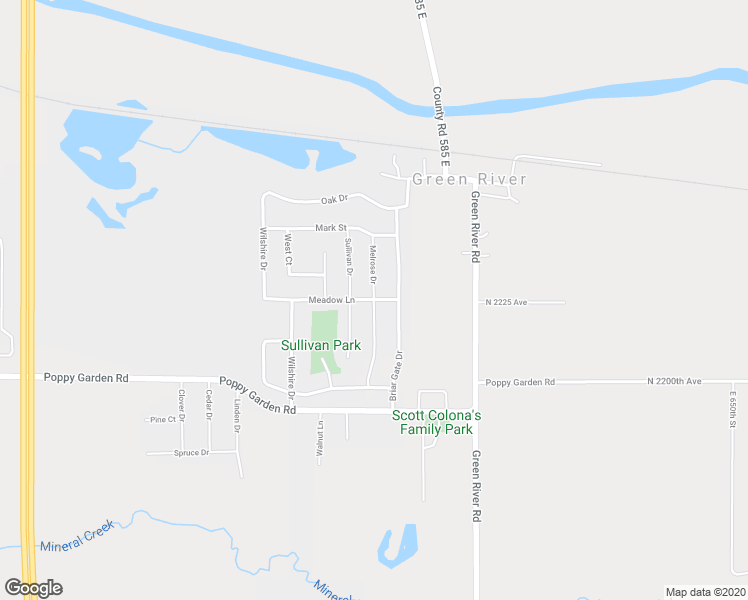 map of restaurants, bars, coffee shops, grocery stores, and more near 265 Melrose Drive in Colona
