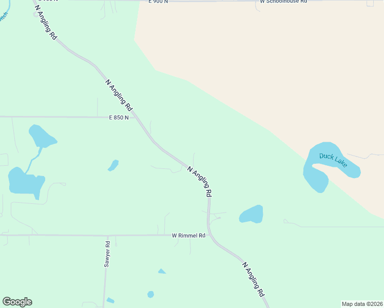 map of restaurants, bars, coffee shops, grocery stores, and more near 8256 North Angling Road in Kendallville