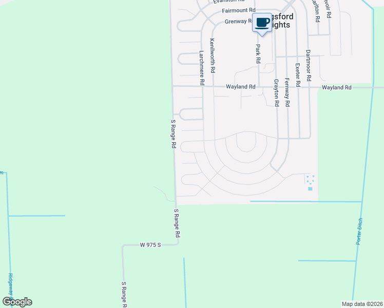 map of restaurants, bars, coffee shops, grocery stores, and more near Edgemoor Road in Union Mills