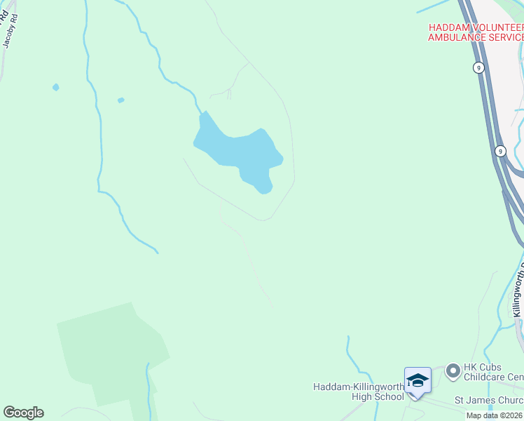 map of restaurants, bars, coffee shops, grocery stores, and more near 264 Silver Springs Drive in Haddam