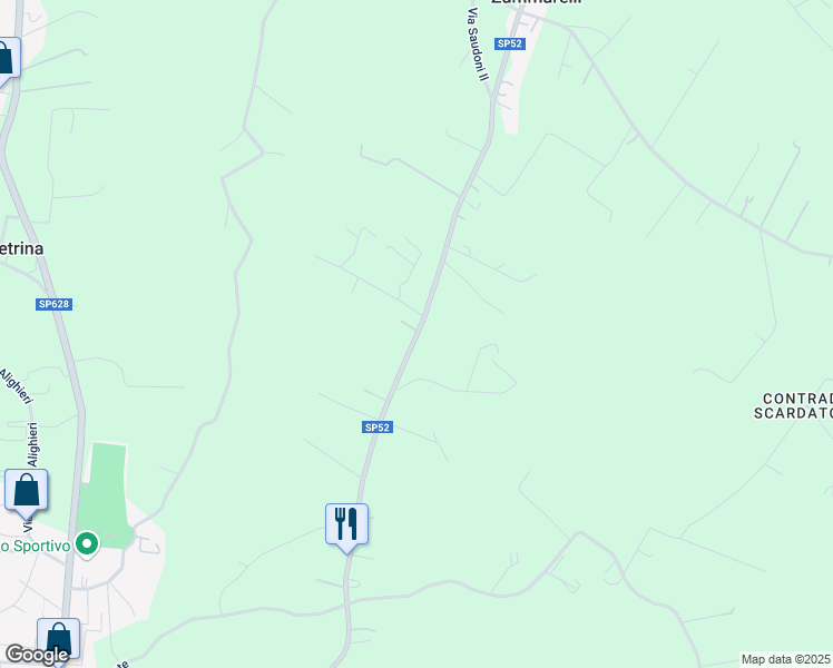 map of restaurants, bars, coffee shops, grocery stores, and more near 22 Contrada Querce Santa Maria in Provincia di Frosinone