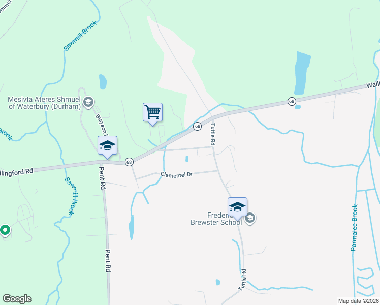 map of restaurants, bars, coffee shops, grocery stores, and more near 37 Clementel Drive in Durham
