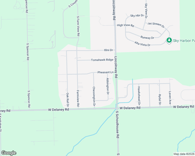 map of restaurants, bars, coffee shops, grocery stores, and more near 1821 Pheasant Lane in New Lenox