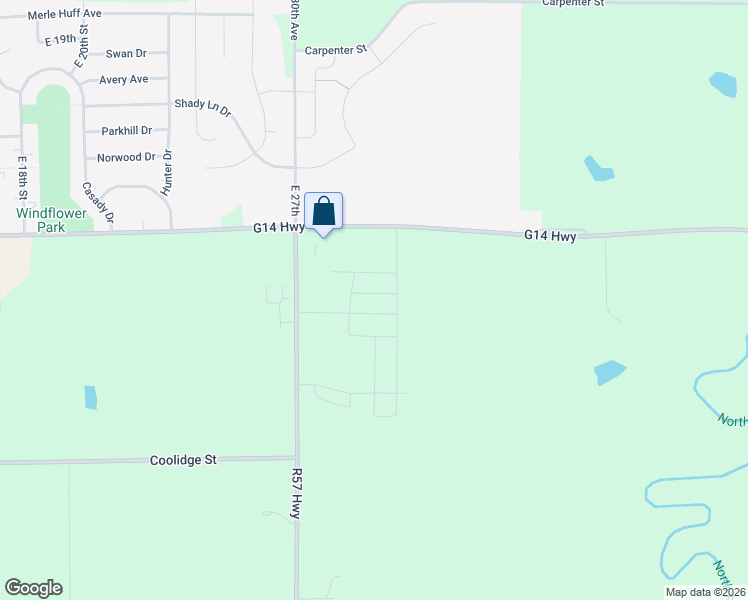 map of restaurants, bars, coffee shops, grocery stores, and more near 8272 G14 Highway in Norwalk