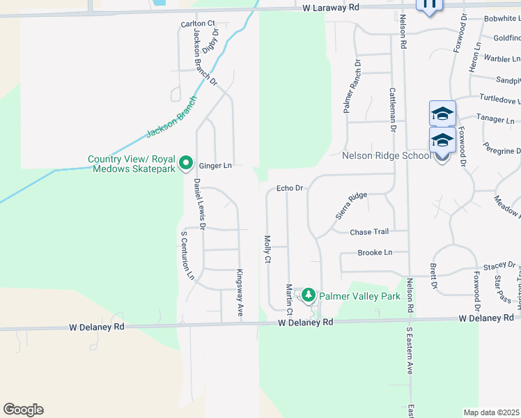 map of restaurants, bars, coffee shops, grocery stores, and more near 2599 Molly Court in New Lenox