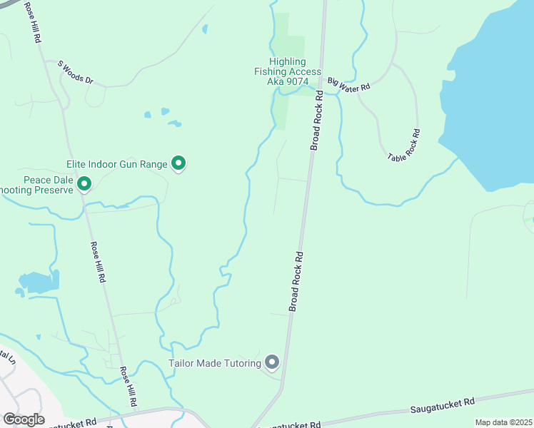 map of restaurants, bars, coffee shops, grocery stores, and more near 10 Erin Drive in South Kingstown