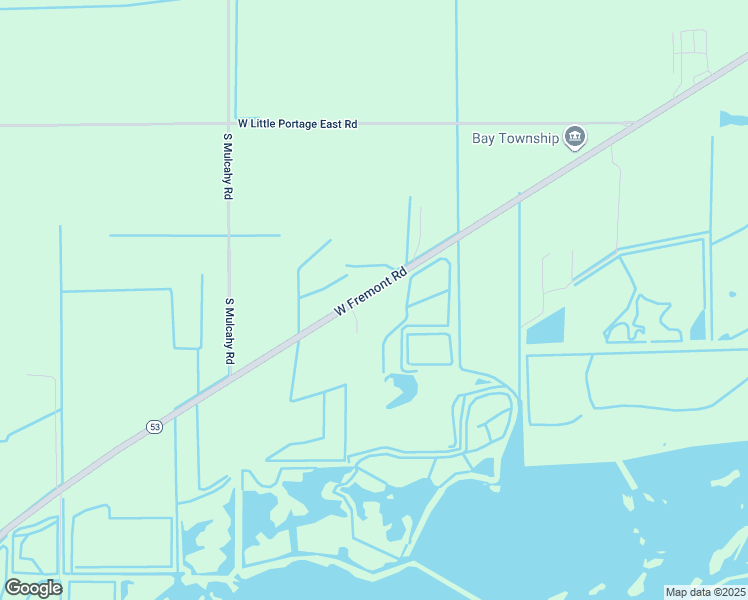 map of restaurants, bars, coffee shops, grocery stores, and more near 4942 West Fremont Road in Port Clinton