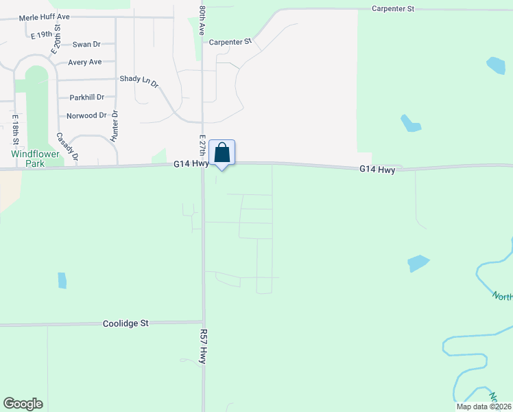 map of restaurants, bars, coffee shops, grocery stores, and more near 8272 G14 Highway in Norwalk