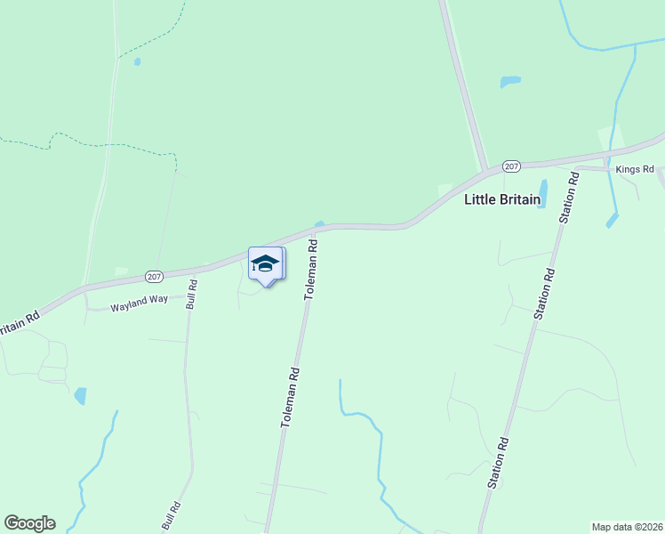 map of restaurants, bars, coffee shops, grocery stores, and more near 580 Toleman Road in Rock Tavern