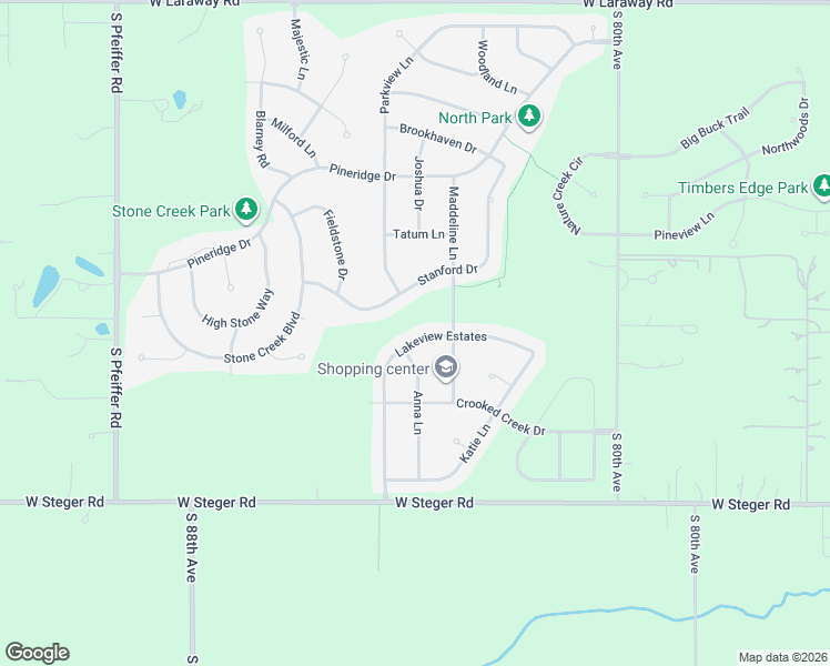 map of restaurants, bars, coffee shops, grocery stores, and more near 22924 Lakeview Estates in Frankfort