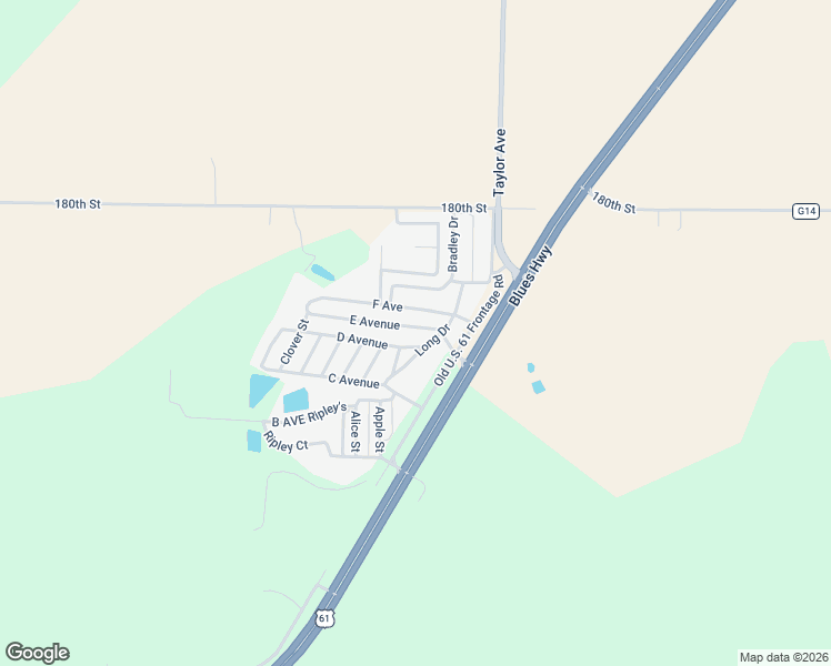 map of restaurants, bars, coffee shops, grocery stores, and more near 1127 Ripley Court in Muscatine