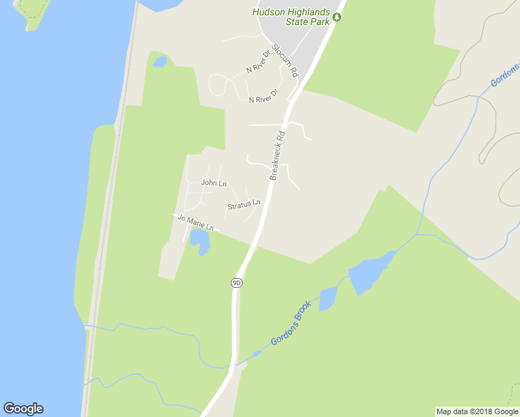 map of restaurants, bars, coffee shops, grocery stores, and more near 5 Zias Drive in Beacon