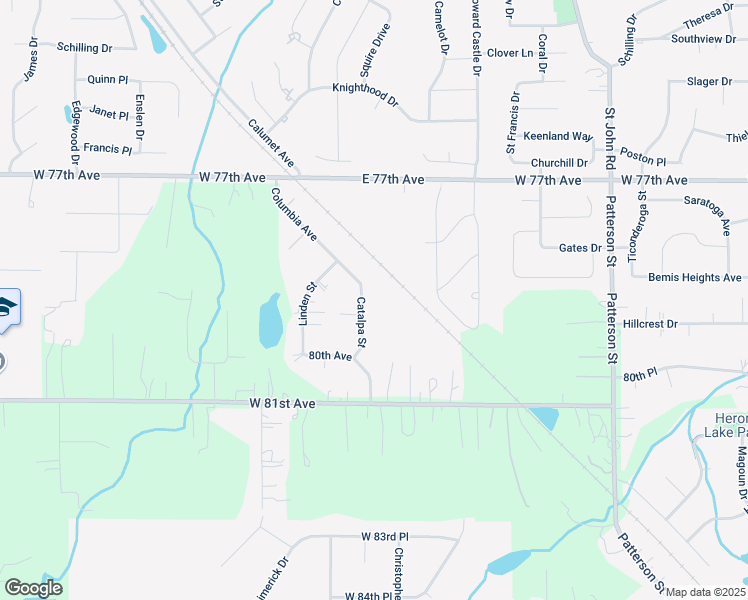 map of restaurants, bars, coffee shops, grocery stores, and more near 7901 Catalpa St in Dyer