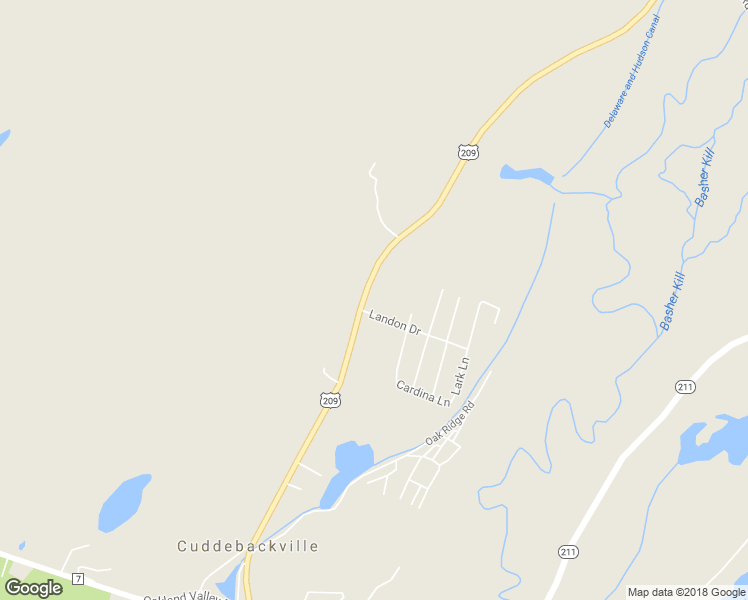 map of restaurants, bars, coffee shops, grocery stores, and more near 1228 U.S. 209 in Cuddebackville