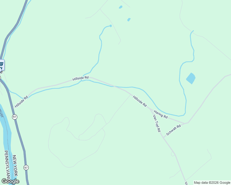 map of restaurants, bars, coffee shops, grocery stores, and more near 90 Hillside Road in Barryville