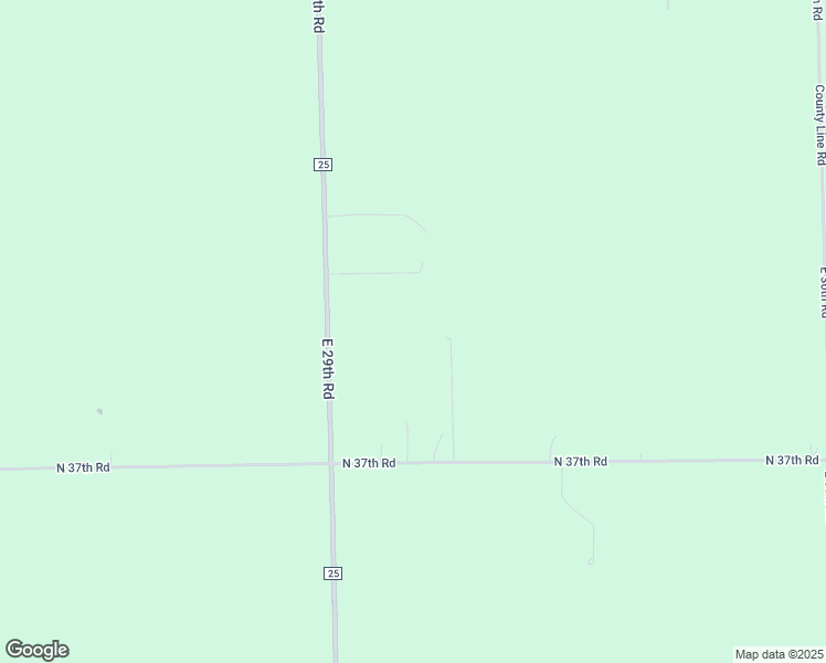 map of restaurants, bars, coffee shops, grocery stores, and more near 2921ST North 37th Road in Sheridan