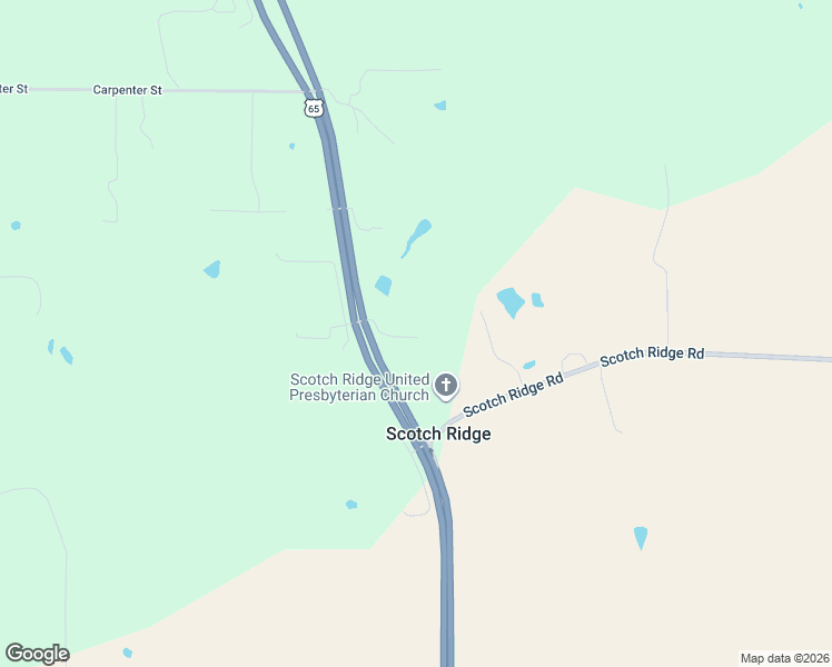 map of restaurants, bars, coffee shops, grocery stores, and more near 69 U.S. 65 in Carlisle