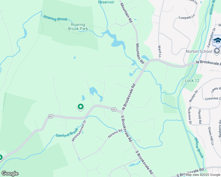 map of restaurants, bars, coffee shops, grocery stores, and more near 6 Roaring Brook Road in Cheshire